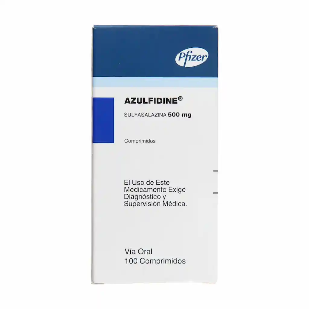 Pfizer Azulfidine Sulfasalazina (500 mg)