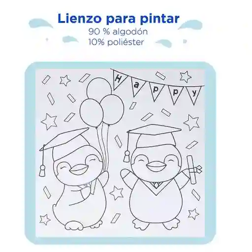 Miniso Kit de Pintura Pingüino de Graduación