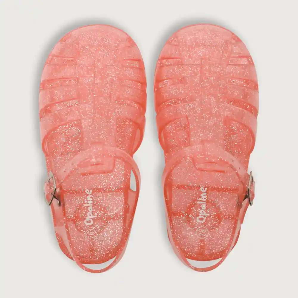 Sandalias Aqua Jelly De Niña Rosada Talla 24
