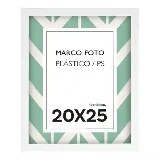 Casaideas Set Marco Foto Blanco 20 x 25 Diseño 0002
