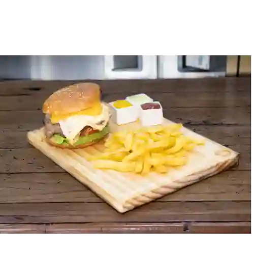 Hamburguesa Especial Fulll con Papas
