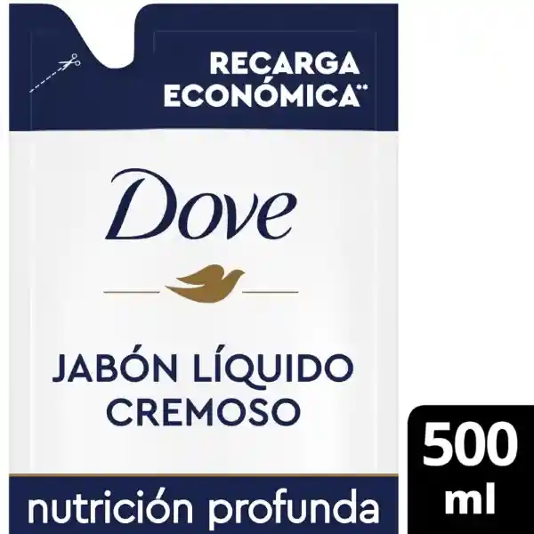 Dove Jabón Liquido Cremoso Hand Wash Nutrición Profunda