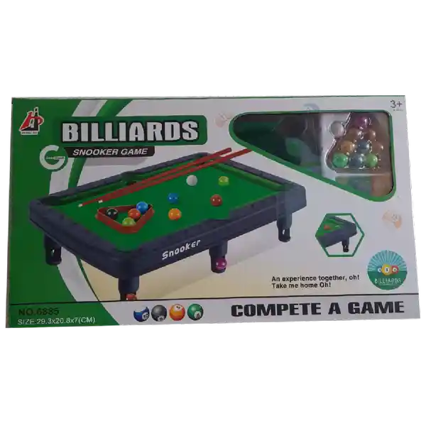 Juego De Mesa Mini De Billar Para Niños