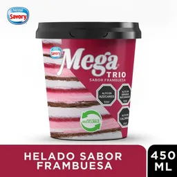 Helado Savory Mega Trio Frambuesa