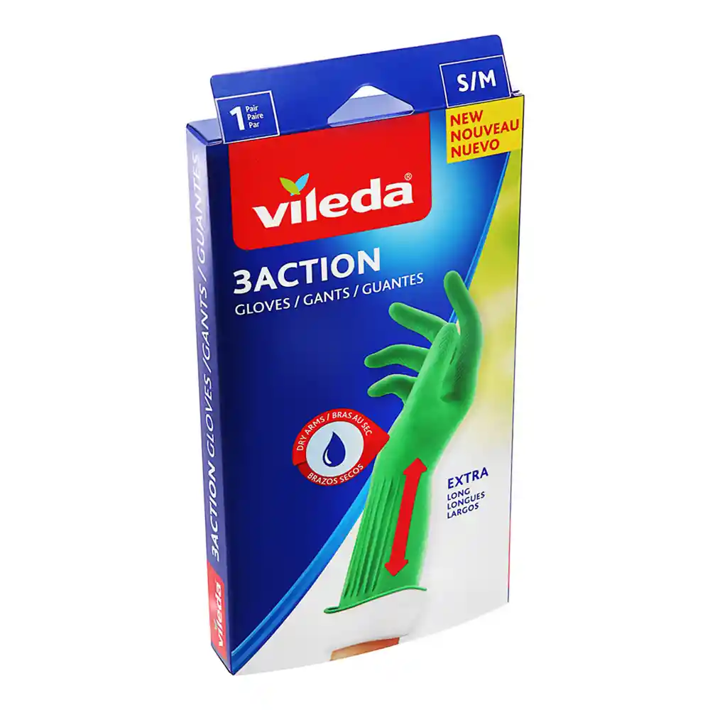 Vileda Guante 3actions S/m