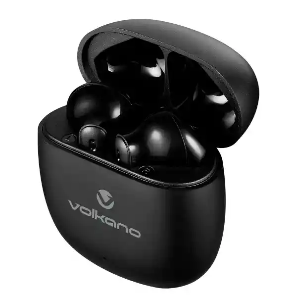 Volkano Audífonos Tws Serie Sleek - Negro