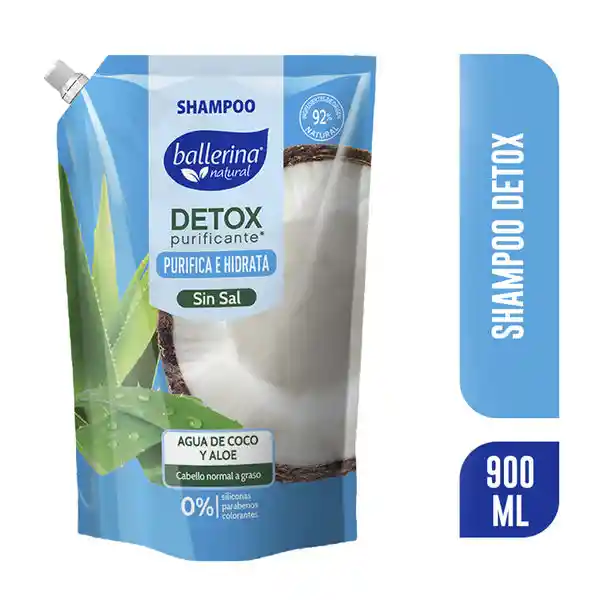 Ballerina Shampoo Detox Coco y Aloe Vera