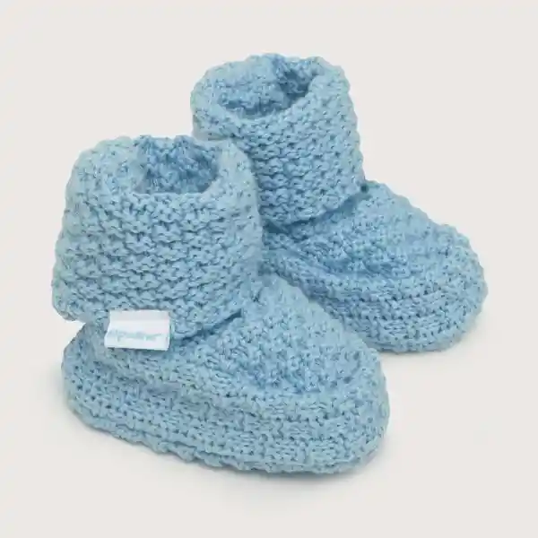 Opaline Pantuflas Tejida Niño Celeste Talla TU