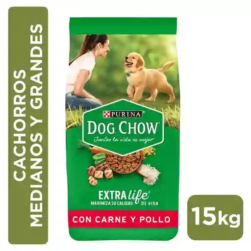 Dog Chow Alimento para Perro Cachorro Raza Mediana