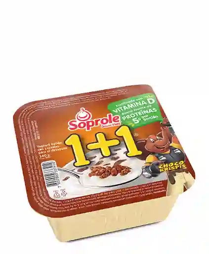 Soprole Yoghurt 1+1 con Choco Krispis