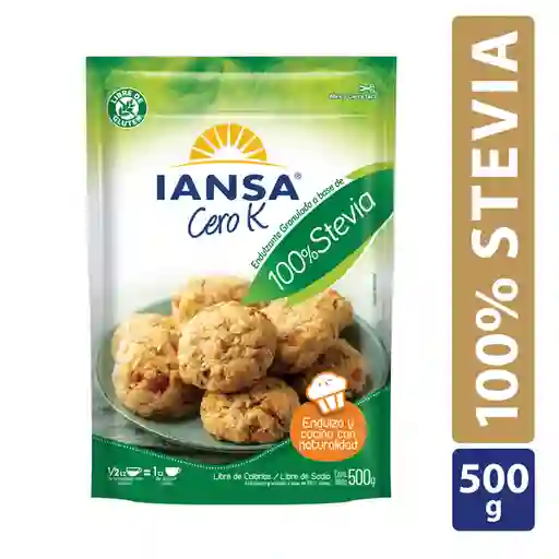 Iansa Endulzante Granulado Cero K Stevia 500 G