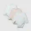 Pack Body Algodón De Bebé Niña Rosado Talla 6/9m