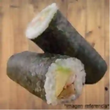 Handroll Nori Palmito Queso Cebollín.