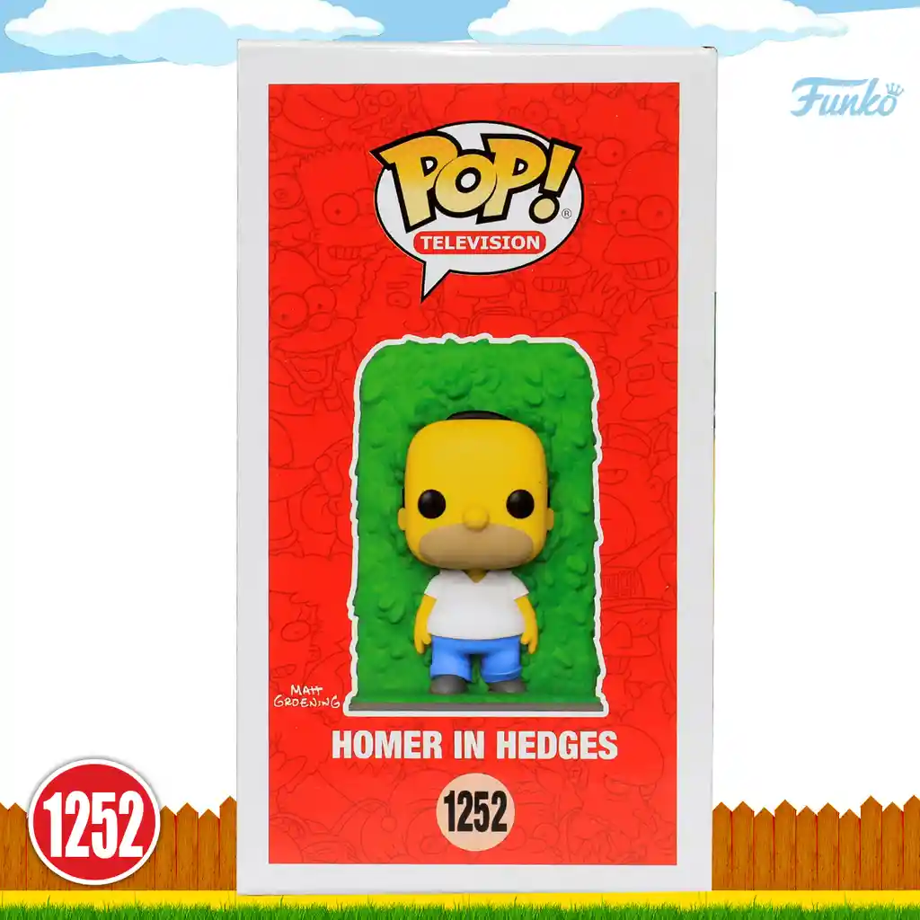 Funko Pop! Figura de Colección Animation Simpsons Homer Hedges