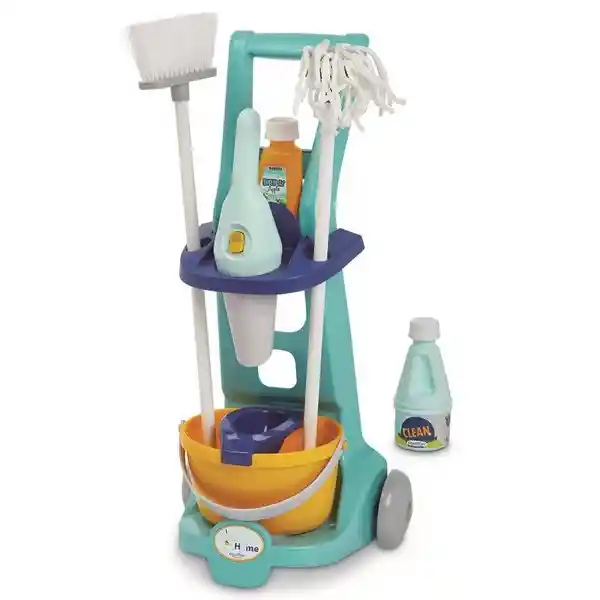Ecoiffier Clean Home Carrito de Limpieza