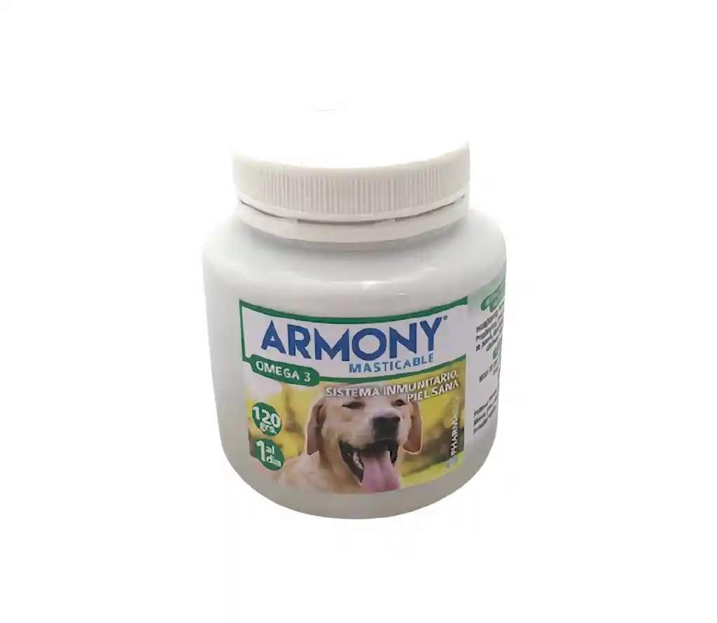 Armony Suplemento Nutricional Para Perro Omega 3 Masticable
