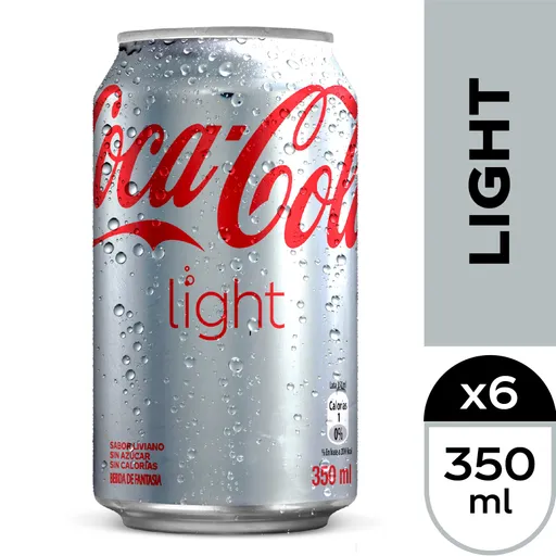 Coca-Cola Light Gaseosa de Cola en Lata 