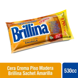 Brillina Cera en Crema para Piso Amarilla