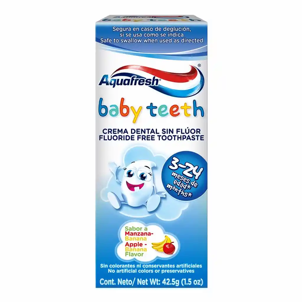 Aquafresh Crema Dental Baby Teeth Kids