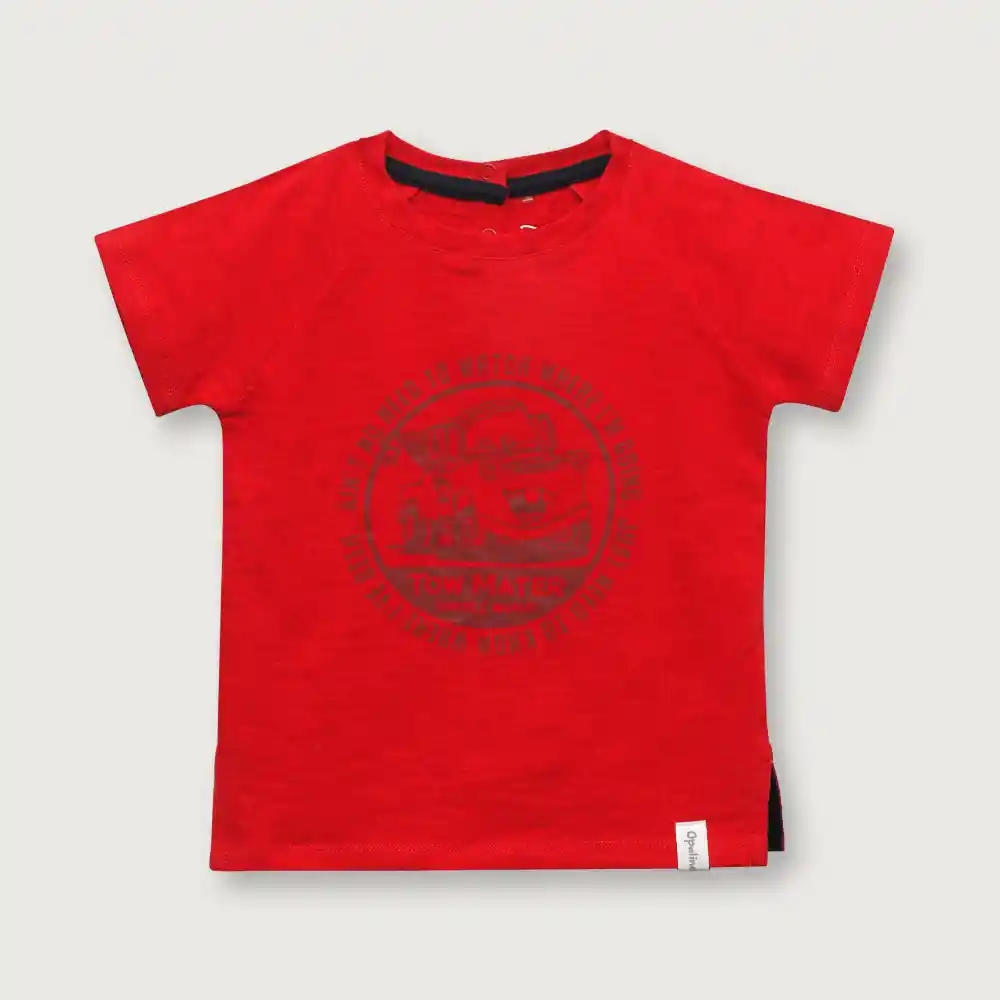 Polera Disney De Niño Roja Talla 12m
