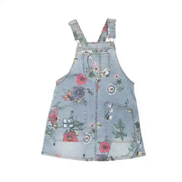 Vestido Mezclilla Niña Denim Pillín 10 a