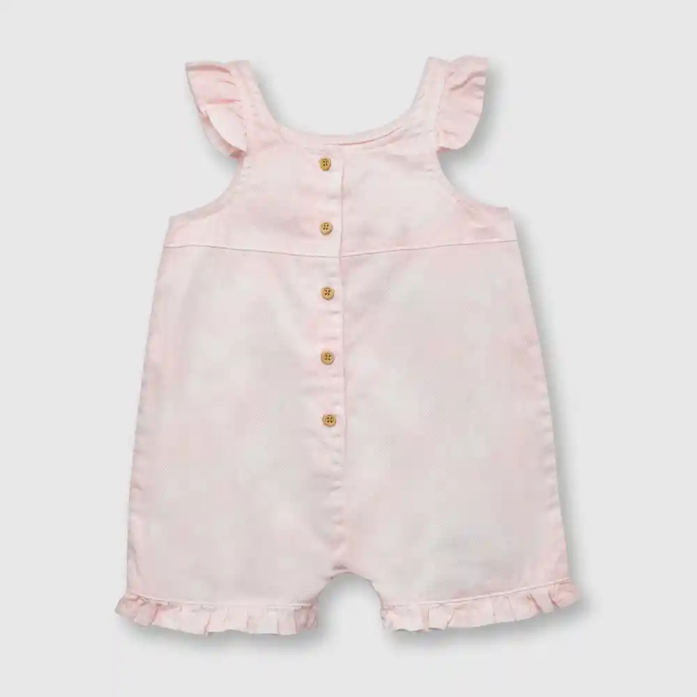Enterizo Tie Dye De Bebé Niña Rosado Talla 24m