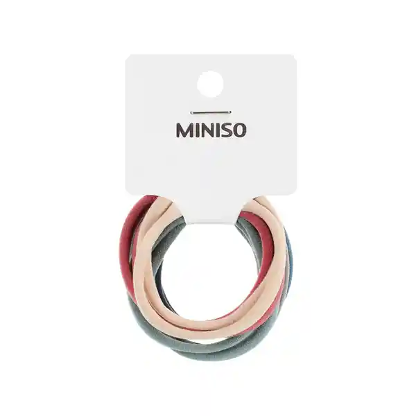 Paquete de Ligas Para el Cabello 10 Piezas 0.55 cm Miniso