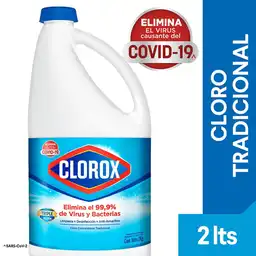 Clorox Blanqueador Líquido Tradicional Triple Acción