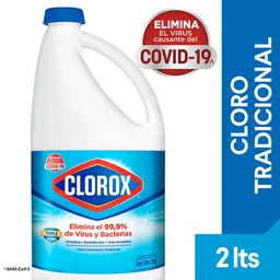 Clorox Blanqueador Líquido Tradicional Triple Acción