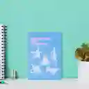 Cuaderno Forrado de Yoga School Gato 80 Hojas Miniso