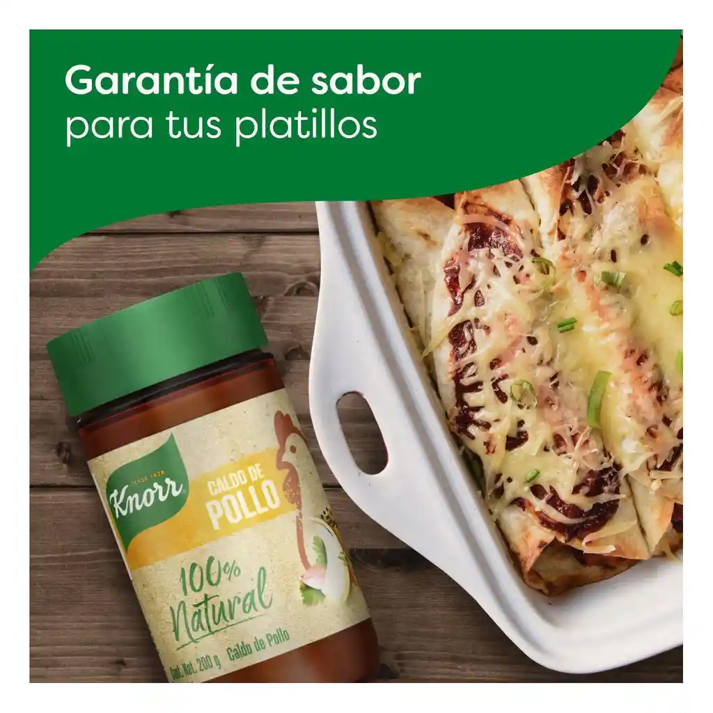 Knorr Caldo de Pollo 100% Natural en Polvo 200 g
