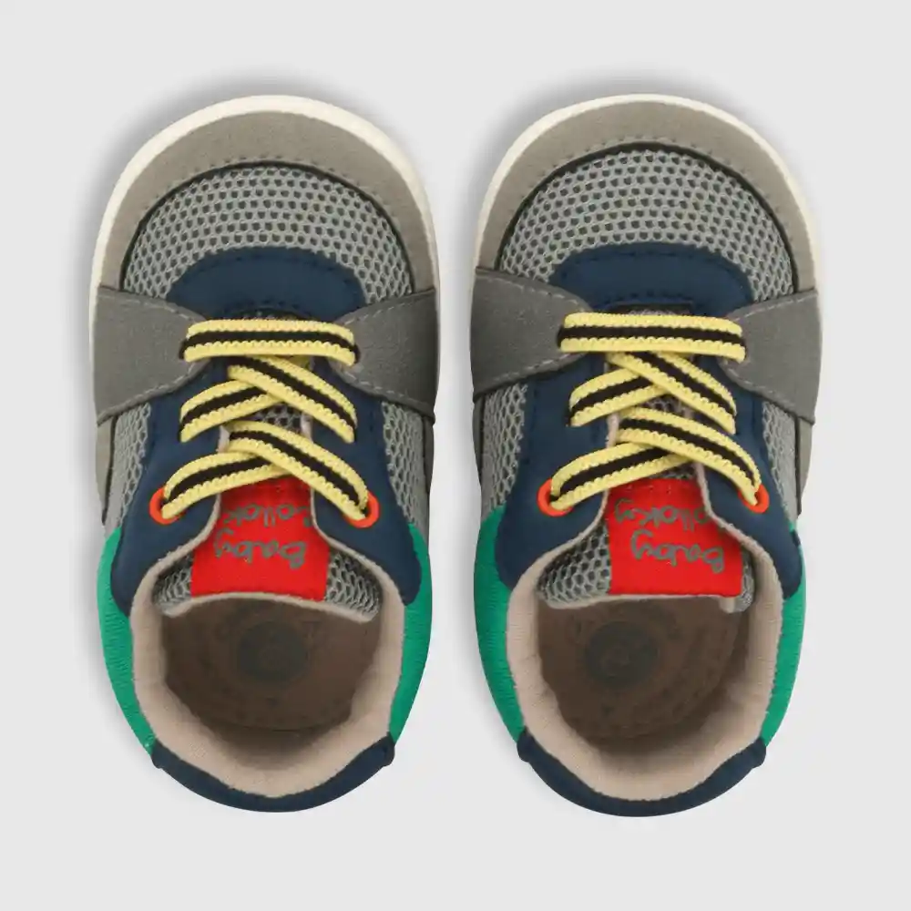 Zapatillas Con Elástico De Niño Azul Talla 16