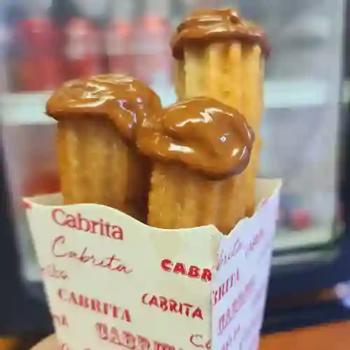 Churros Rellenos de Manjar