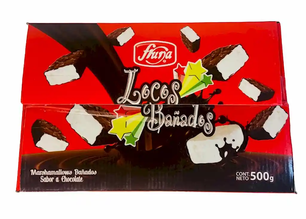 Locos Bañados Marshmallows Bañados Sabor a Chocolate