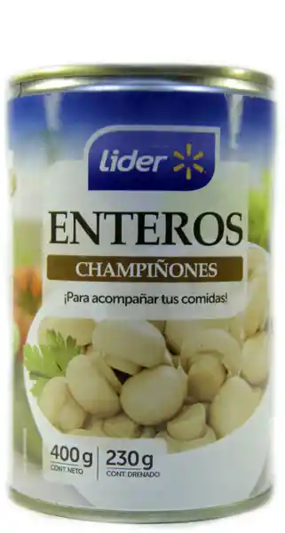 Champiñon Entero Lider