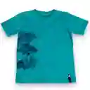 Polera Niño Verde Talla 4 A Pvy662-23Ver Pillín