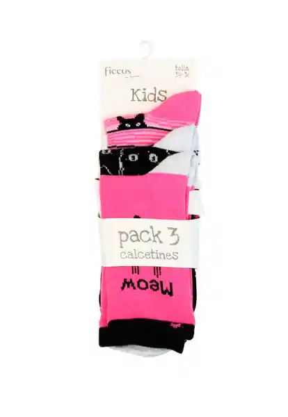 Pack de Calcetines Kids Niña Colores Talla 34/36 - 639