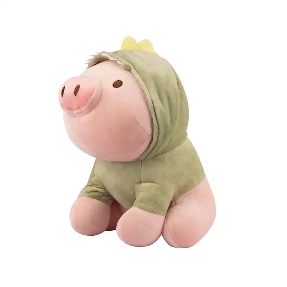 Peluche de Cerdito con Capucha de Dinosaurio Miniso