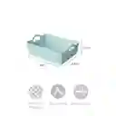 Miniso Cesto Para Almacenamiento Con Mango Trenzado Plástico