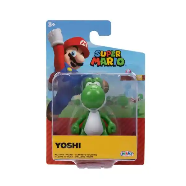 Jakks Mini Figura Articulada Yoshi Super Mario