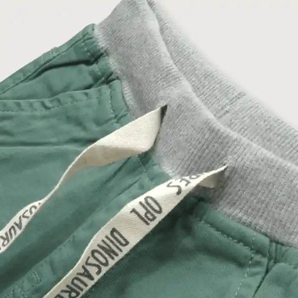 Pantalón Gabardina Niño Verde Militar Talla 3A Opaline