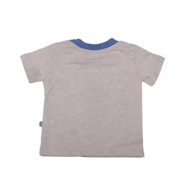 Polera Bebe Niño Gris claro Pillin 6 M