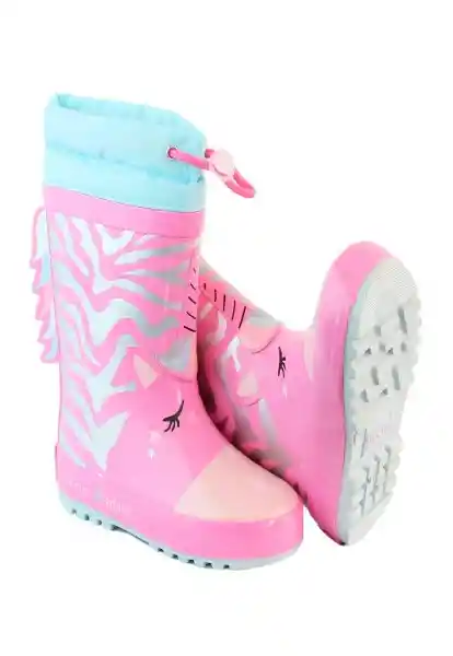 Botas de Agua Andante Niña Rosado 23 867 Ficcus