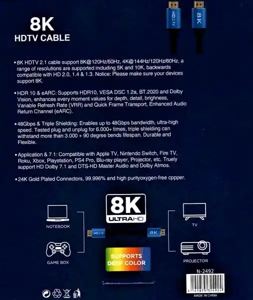 Cable de Telefonía Golf Type-C Usb Lenght de Data Transmission