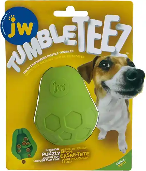 Jw Dispensador de Golosinas Tumble Teez S Verde