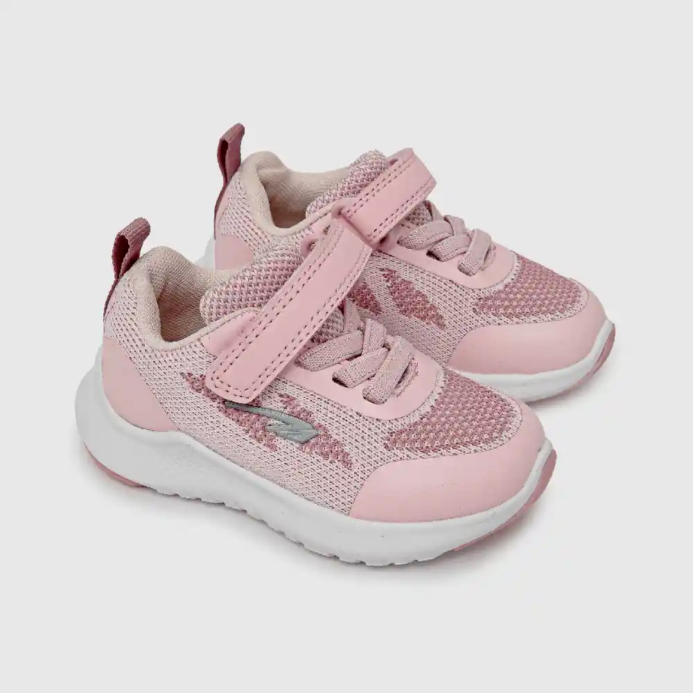 Zapatillas Deportiva Botellas De Niña Rosado Talla 24