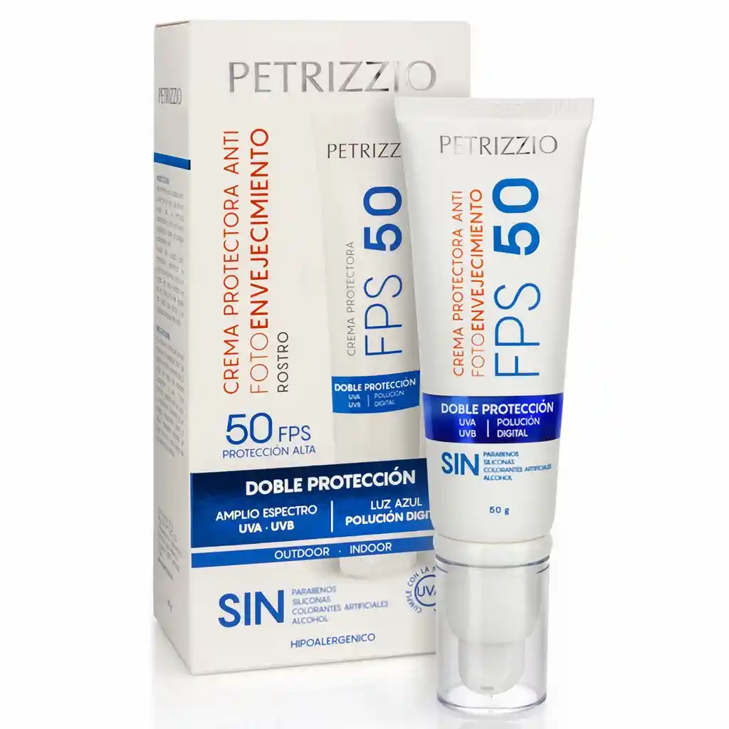 Petrizzio Crema Protectora Antienvejecimiento FPS 50