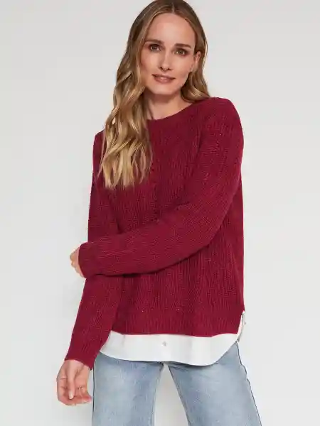 Regatta Suéter hi Twin Blanca Ess Fucsia L S25