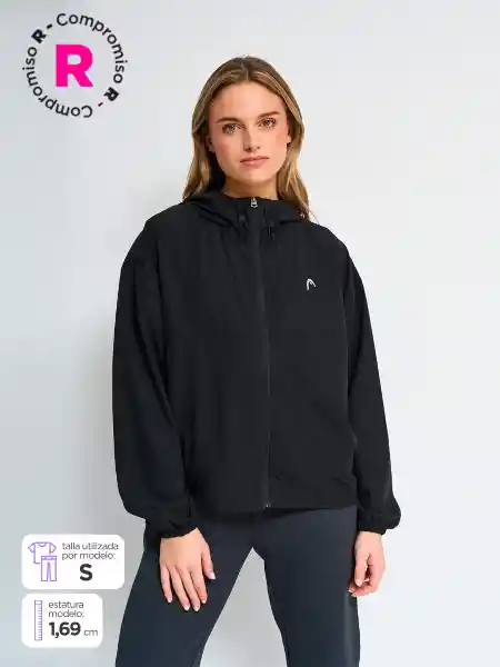 Head Chaqueta Bair Mujer Negro L SS25