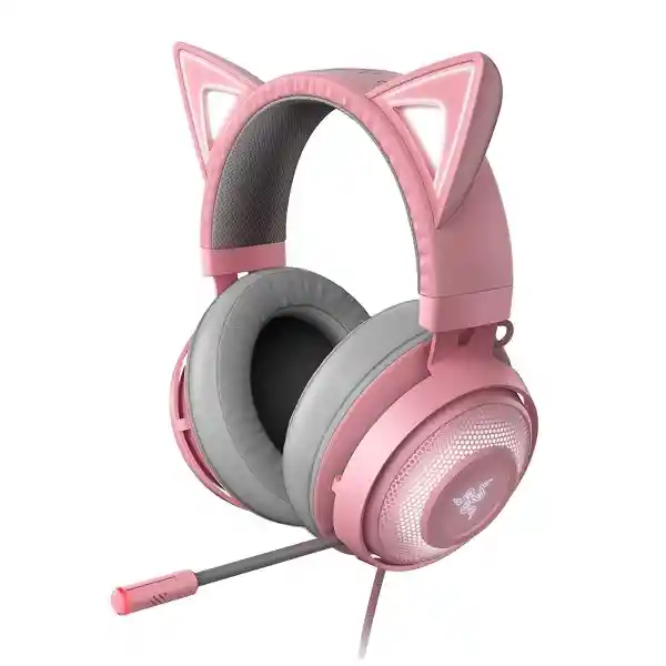 Audífonos Kraken Kitty Chroma Quartz Razer